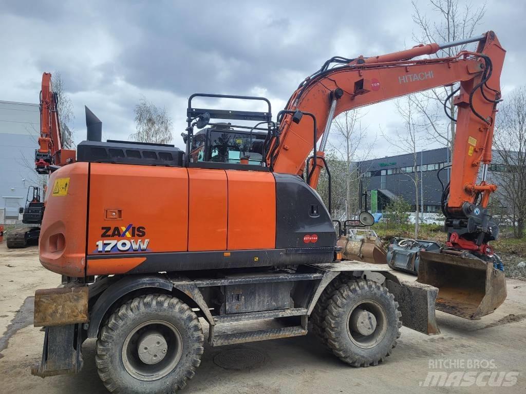Hitachi ZX170W-6 Lastik tekerli ekskavatörler