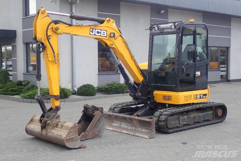 JCB 51 R-1 Mini ekskavatörler, 7 tona dek