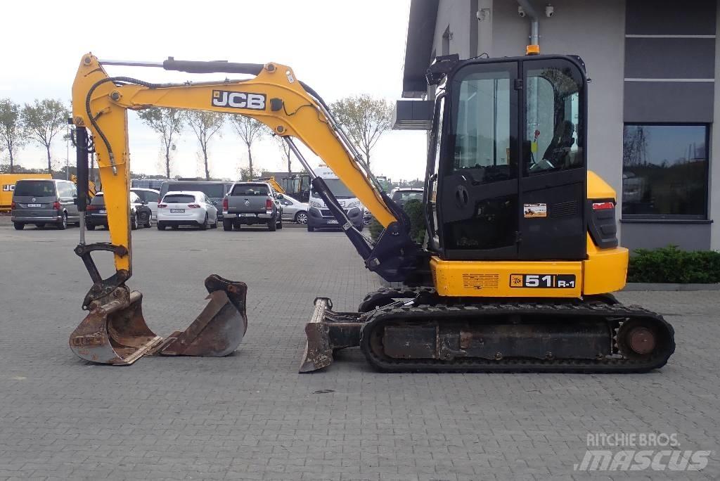JCB 51 R-1 Mini ekskavatörler, 7 tona dek