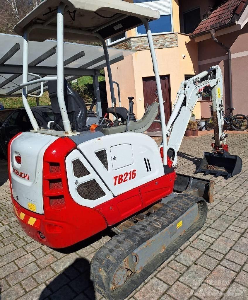 Takeuchi TB 216 Mini ekskavatörler, 7 tona dek