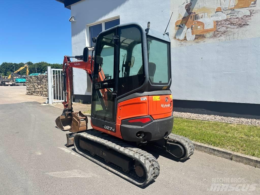 Kubota U 27-4 Mini ekskavatörler, 7 tona dek