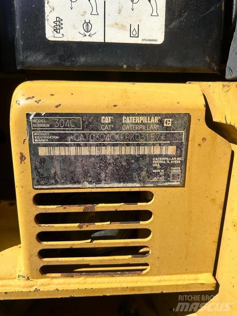 CAT 304 C CR Mini ekskavatörler, 7 tona dek