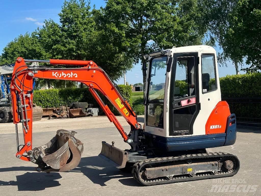 Kubota KX61-3 Mini ekskavatörler, 7 tona dek