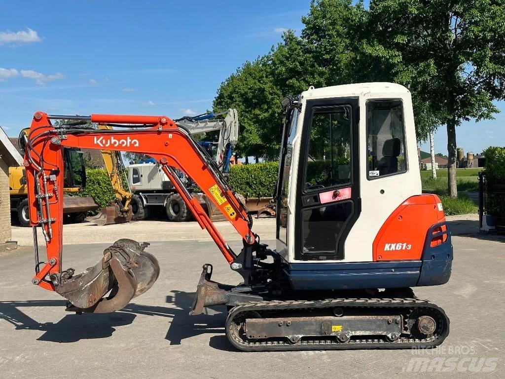 Kubota KX61-3 Mini ekskavatörler, 7 tona dek