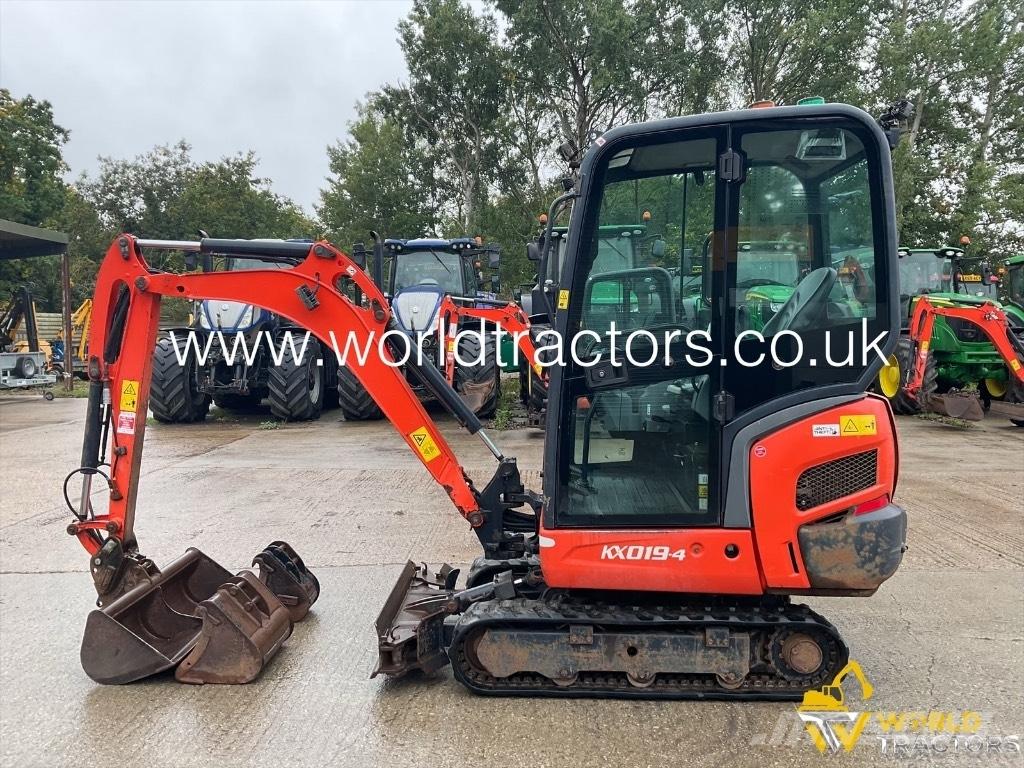 Kubota KX 019-4 Mini ekskavatörler, 7 tona dek