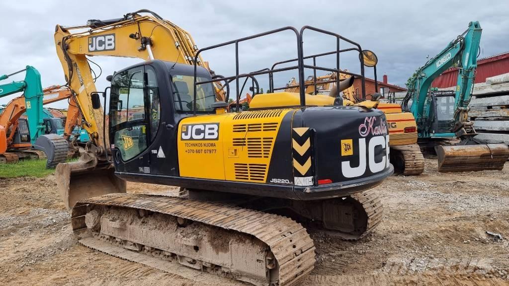 JCB JS 220 LC Paletli ekskavatörler