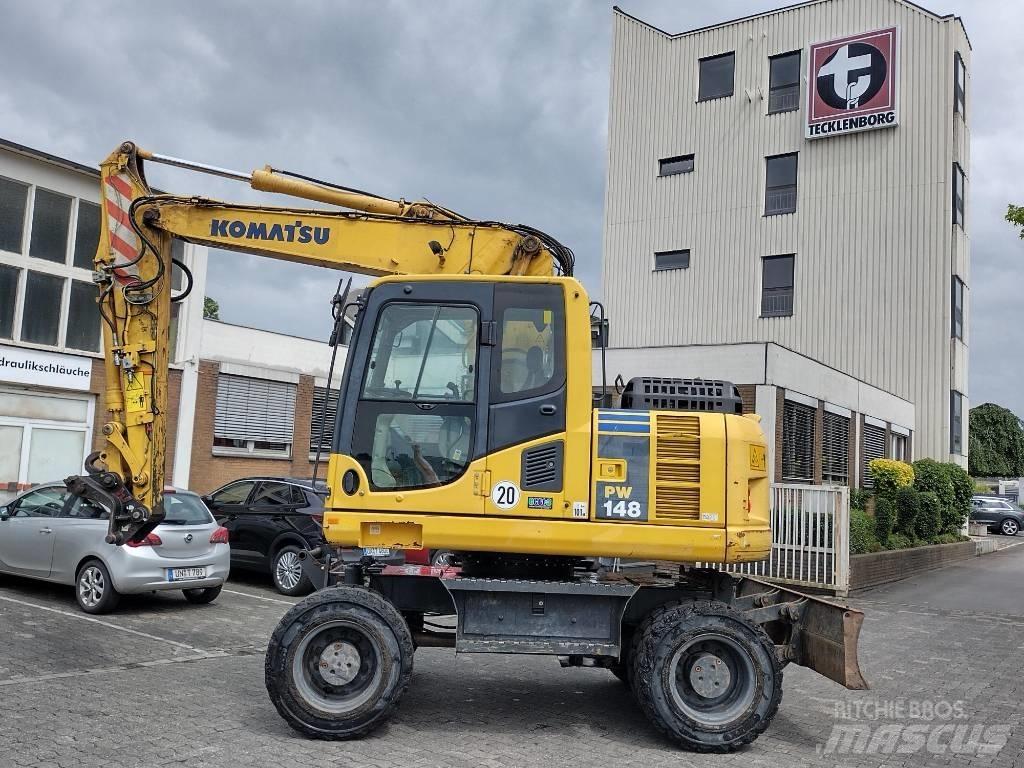 Komatsu PW 148-8 Lastik tekerli ekskavatörler