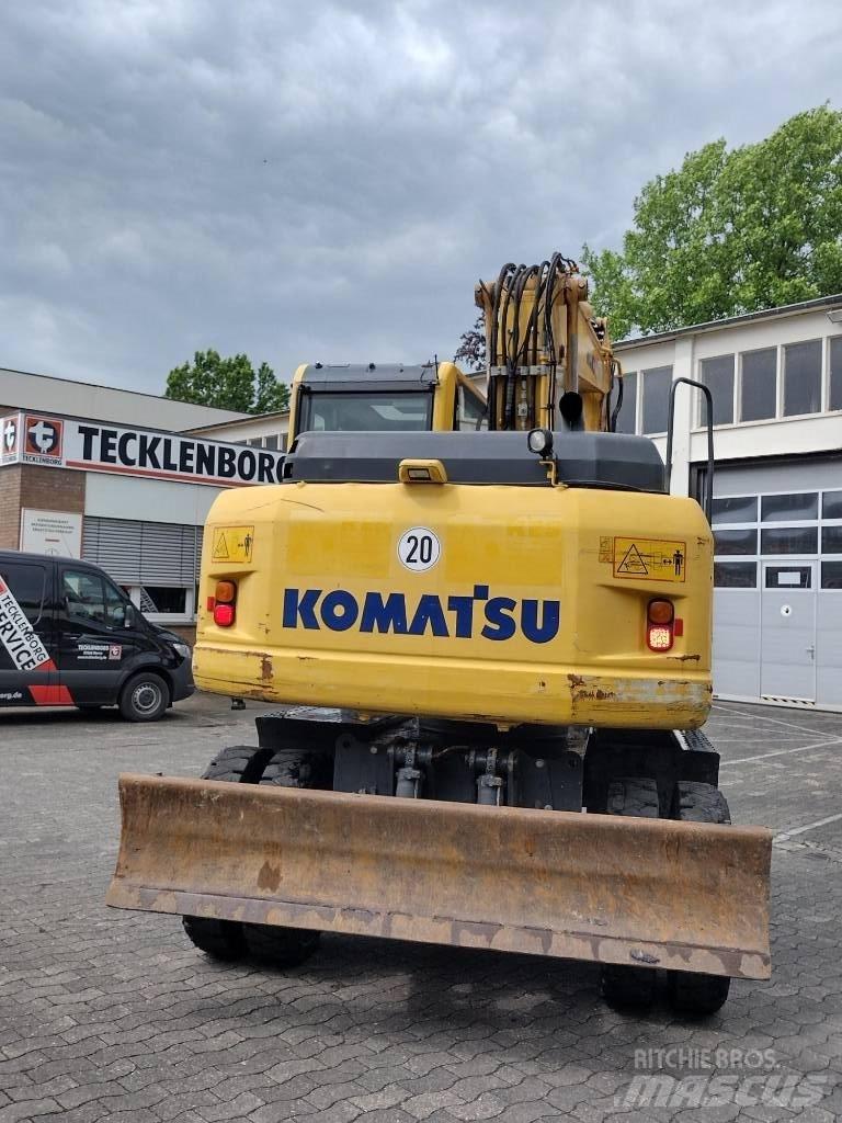 Komatsu PW 148-8 Lastik tekerli ekskavatörler