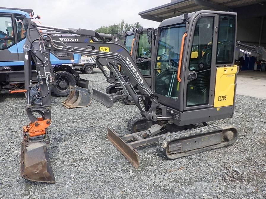 Volvo EC 20 E Mini ekskavatörler, 7 tona dek