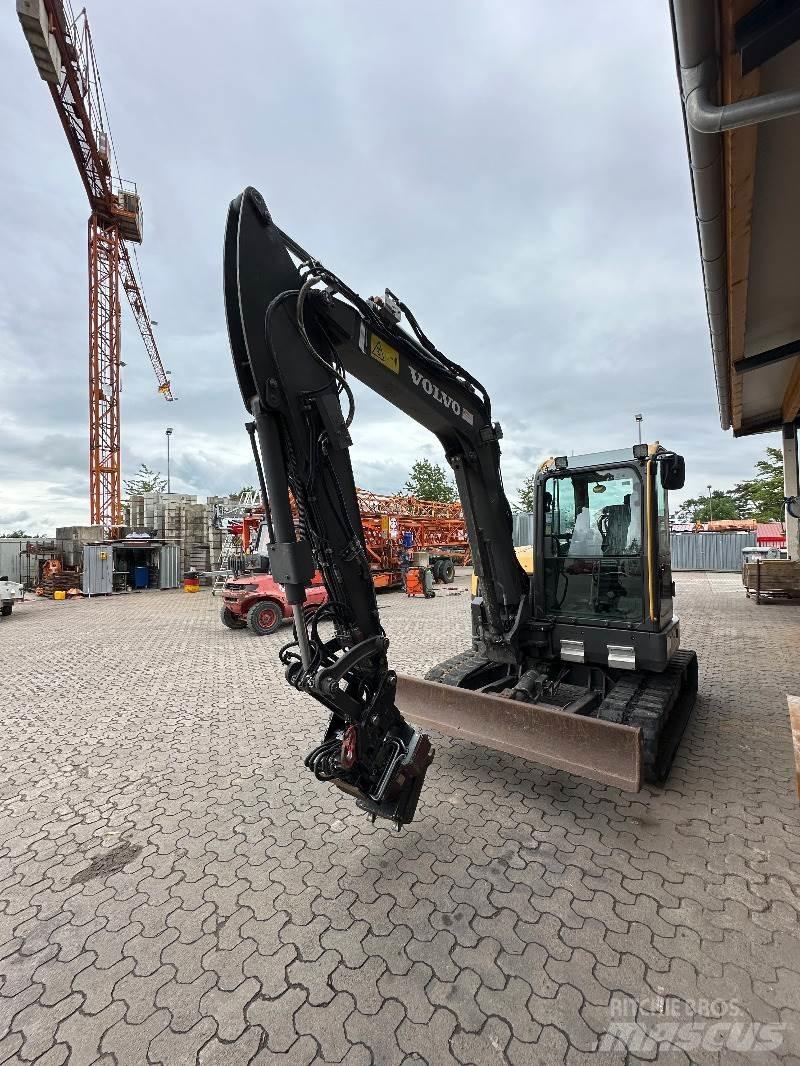 Volvo ECR 58D Mini ekskavatörler, 7 tona dek