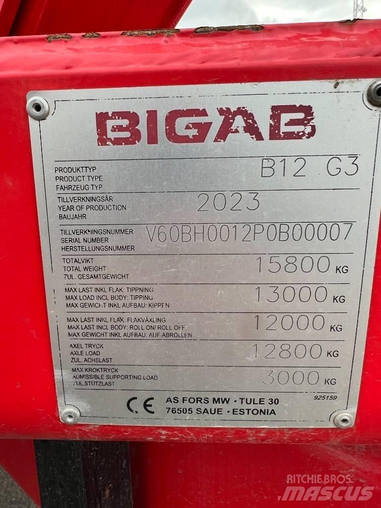 Bigab B 12 Genel amaçli römorklar