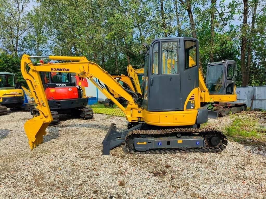 Komatsu PC 35 MR Mini ekskavatörler, 7 tona dek