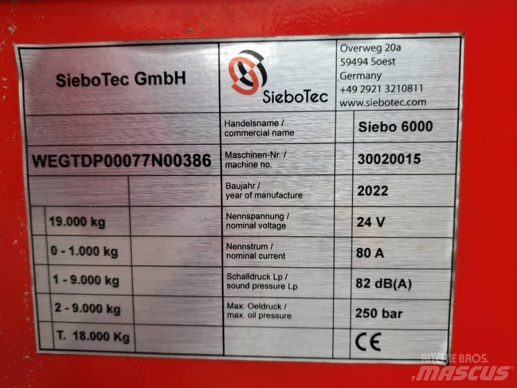 Siebotec Siebo 6000 Döner elekler
