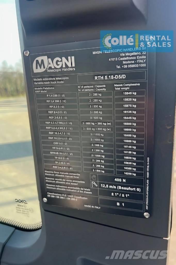 Magni RTH 5.18 | 2024 Teleskopik yükleyiciler