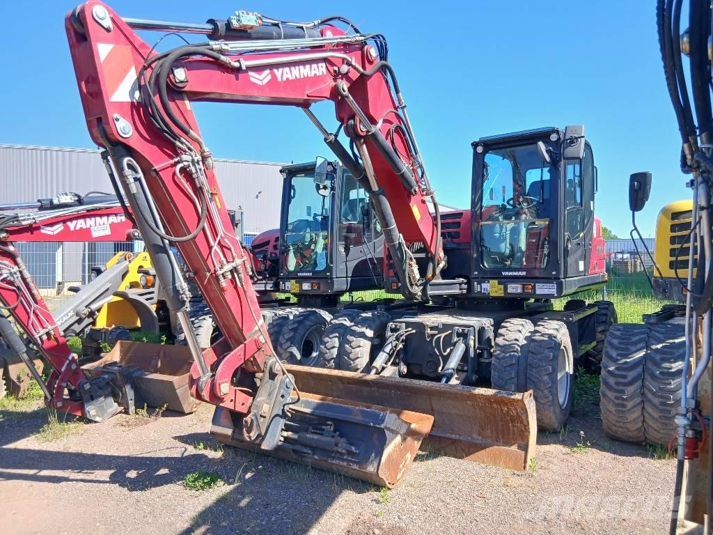 Yanmar B 110 w Lastik tekerli ekskavatörler