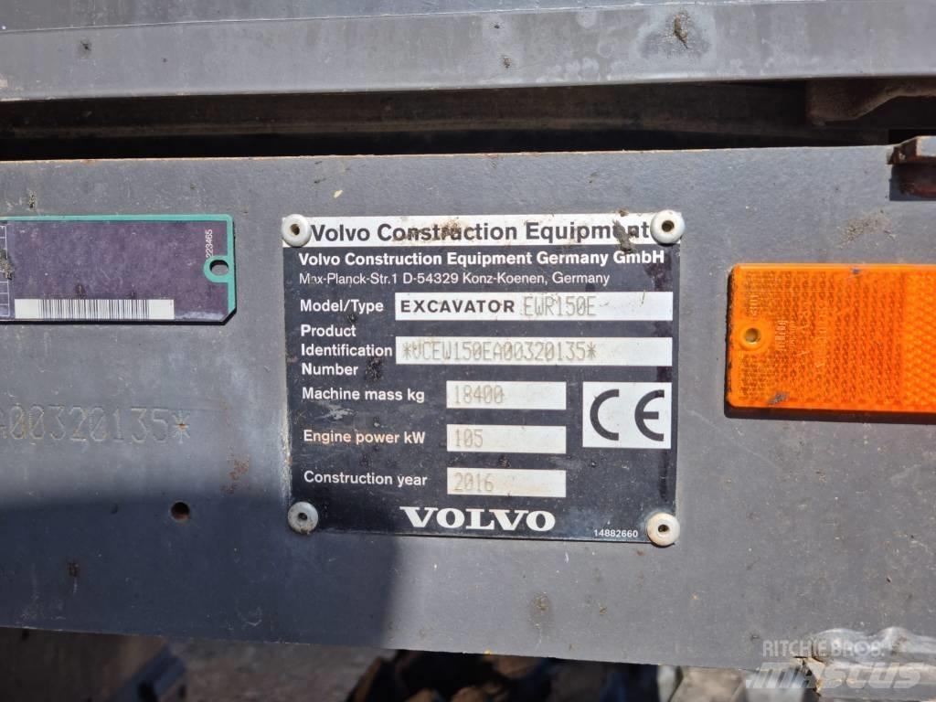 Volvo EWR 150 E Lastik tekerli ekskavatörler