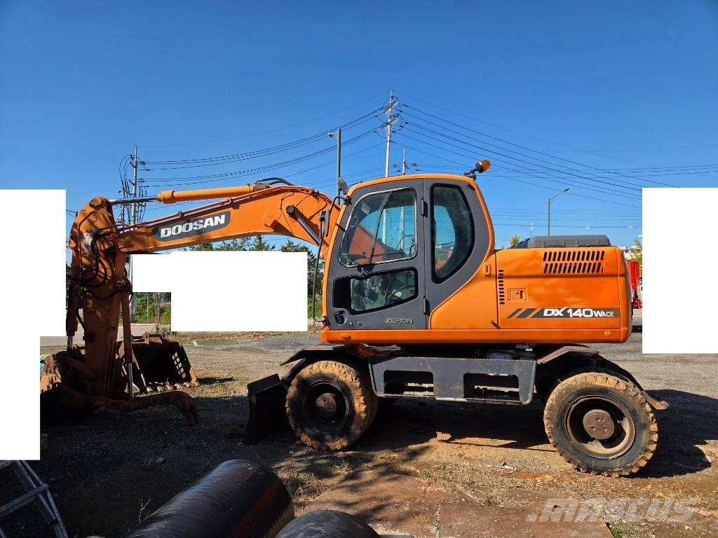 Doosan DX140WACE Lastik tekerli ekskavatörler
