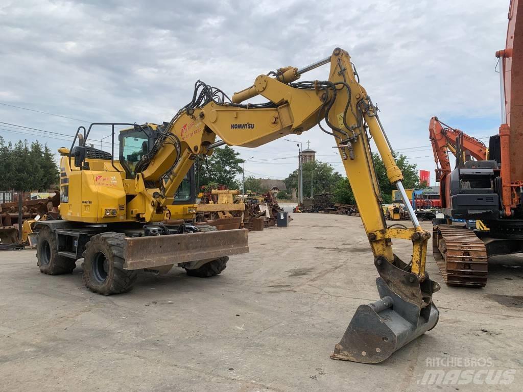 Komatsu PW118MR-11W Lastik tekerli ekskavatörler