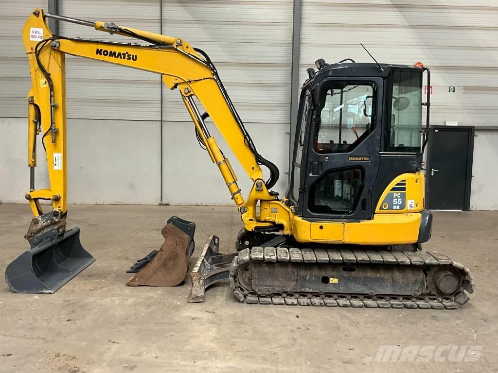 Komatsu PC 55 MR-3 Mini ekskavatörler, 7 tona dek