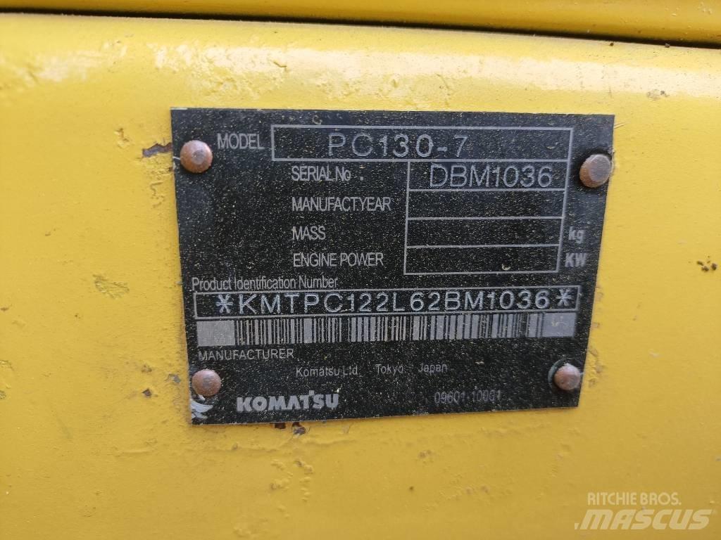 Komatsu PC130 Paletli ekskavatörler