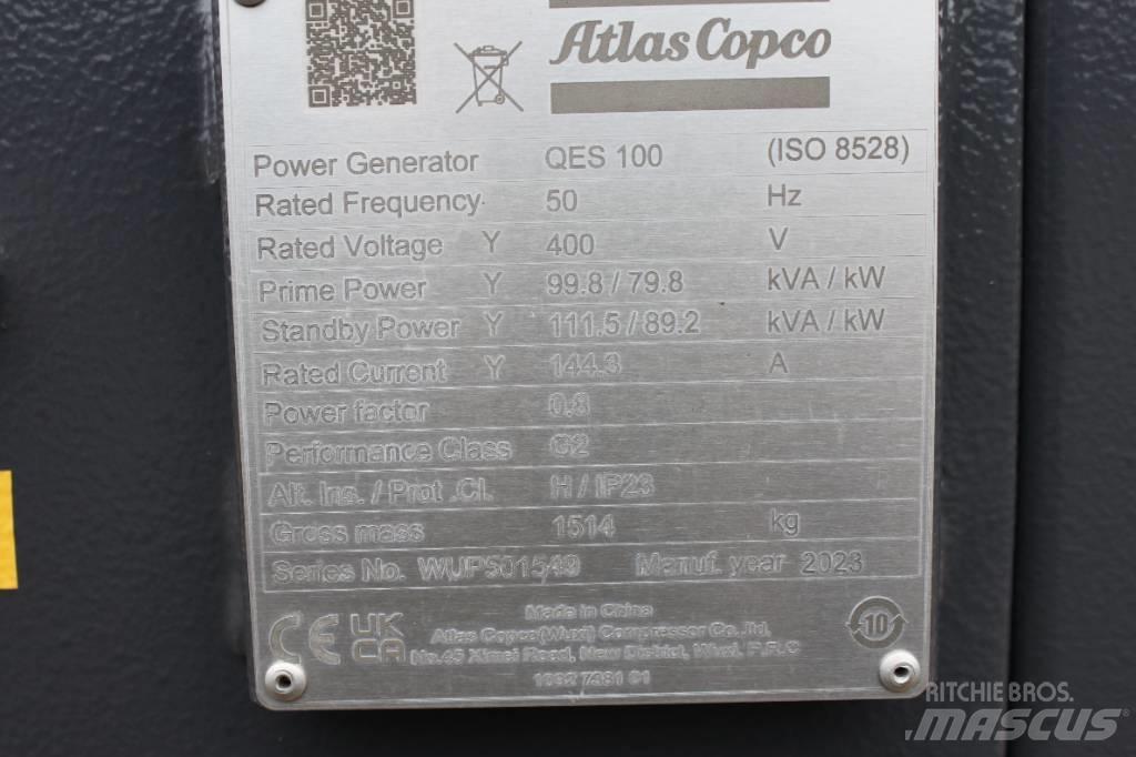 Atlas Copco QES 100 Dizel Jeneratörler