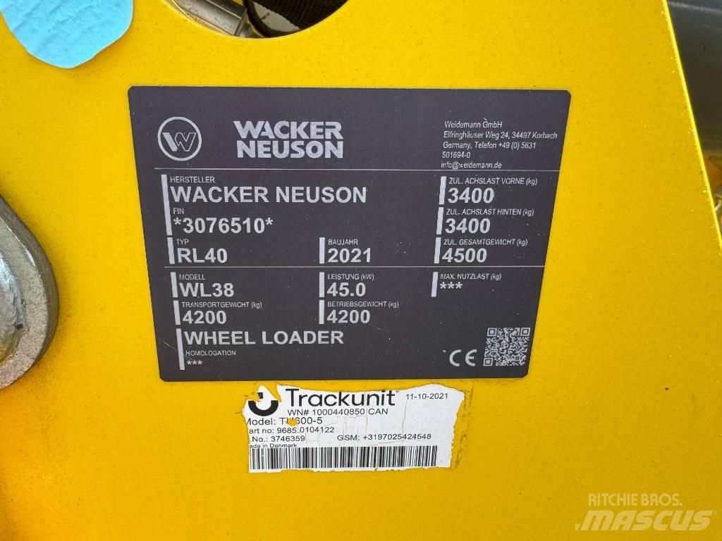 Wacker Neuson WL38 Tekerlekli yükleyiciler