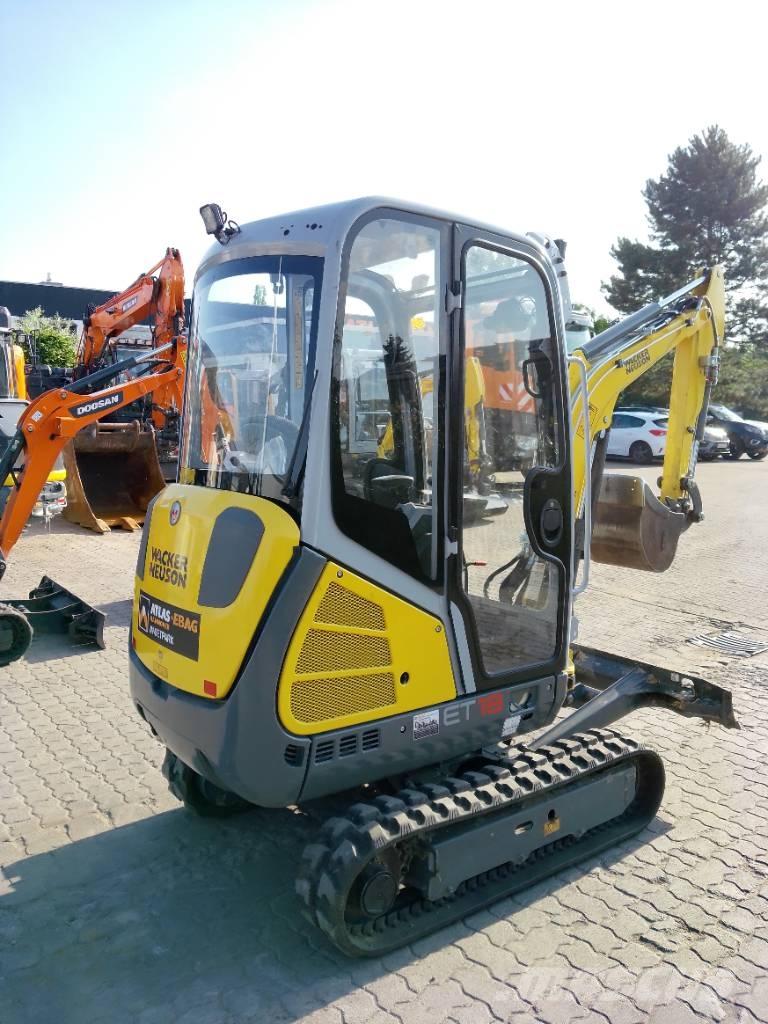 Wacker Neuson ET 18 Mini ekskavatörler, 7 tona dek