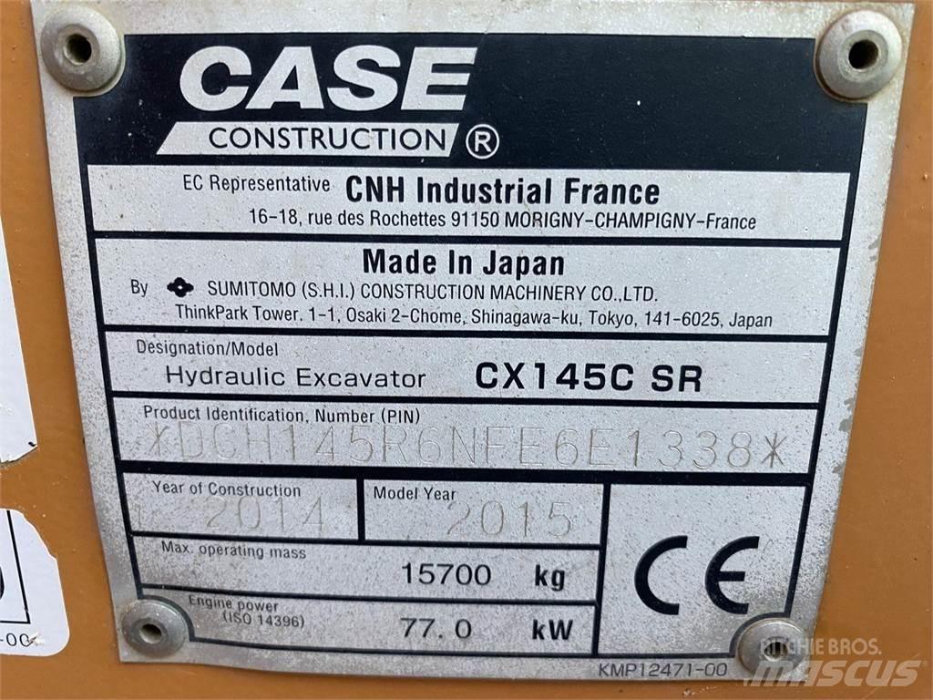 CASE CX145C Paletli ekskavatörler