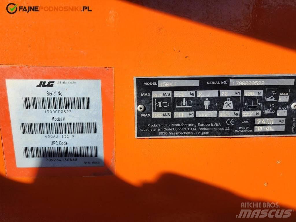 JLG 450 AJ II Körüklü personel platformları