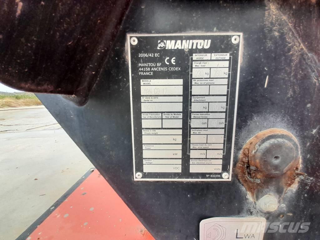 Manitou ManGo 12 Körüklü personel platformları