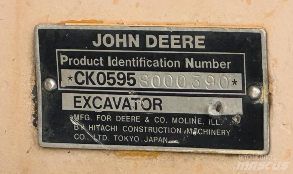 John Deere 595 Lastik tekerli ekskavatörler