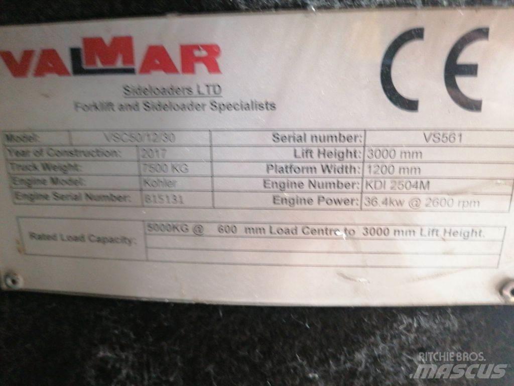 Valmar VSC50/12/30 Sideloader - dört yönlü forkliftler