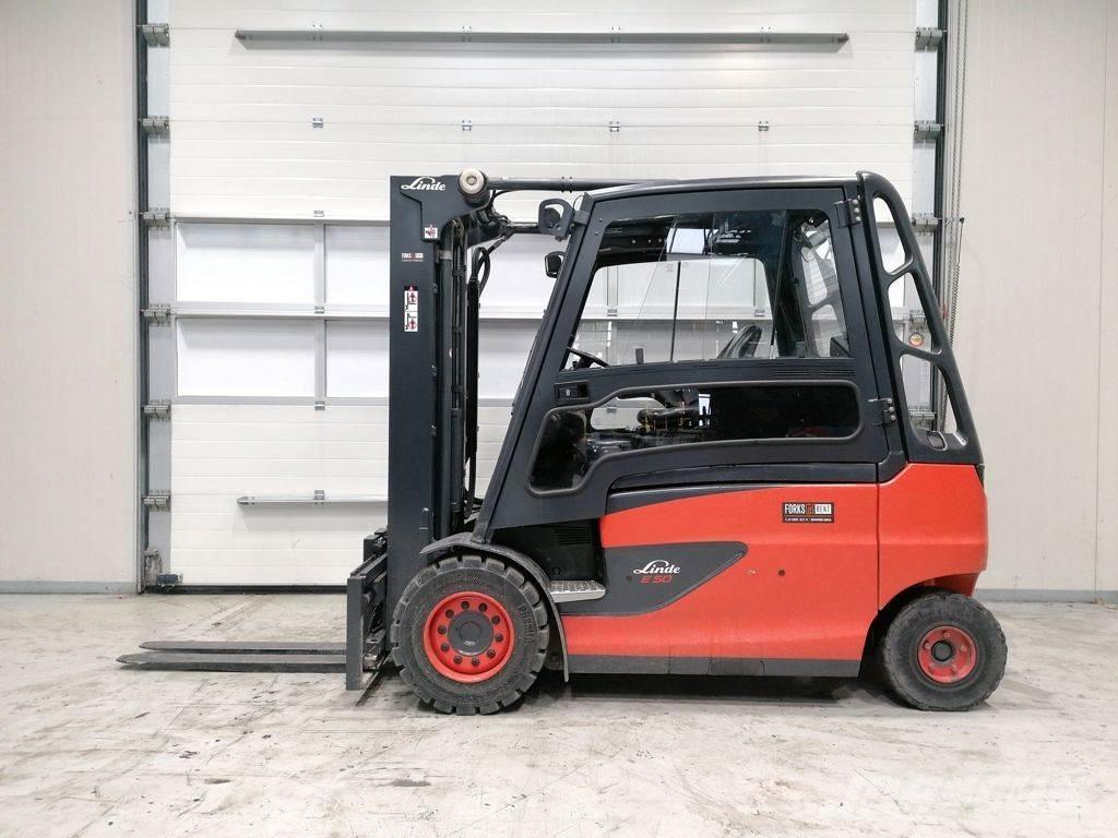 Linde E50HL-01 Elektrikli forkliftler
