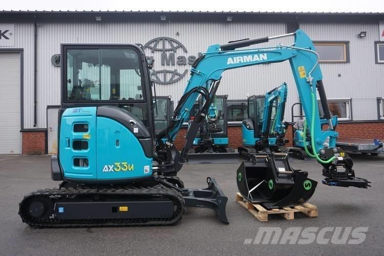 Airman AX 33 U Mini ekskavatörler, 7 tona dek