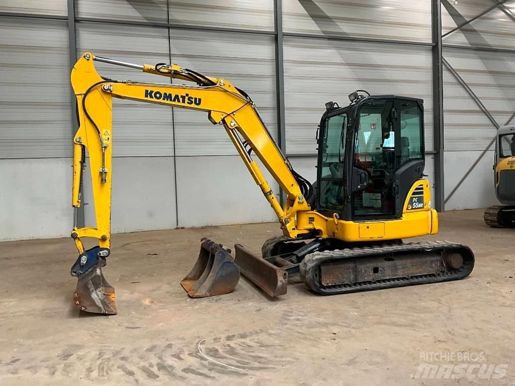 Komatsu PC 55 MR Mini ekskavatörler, 7 tona dek