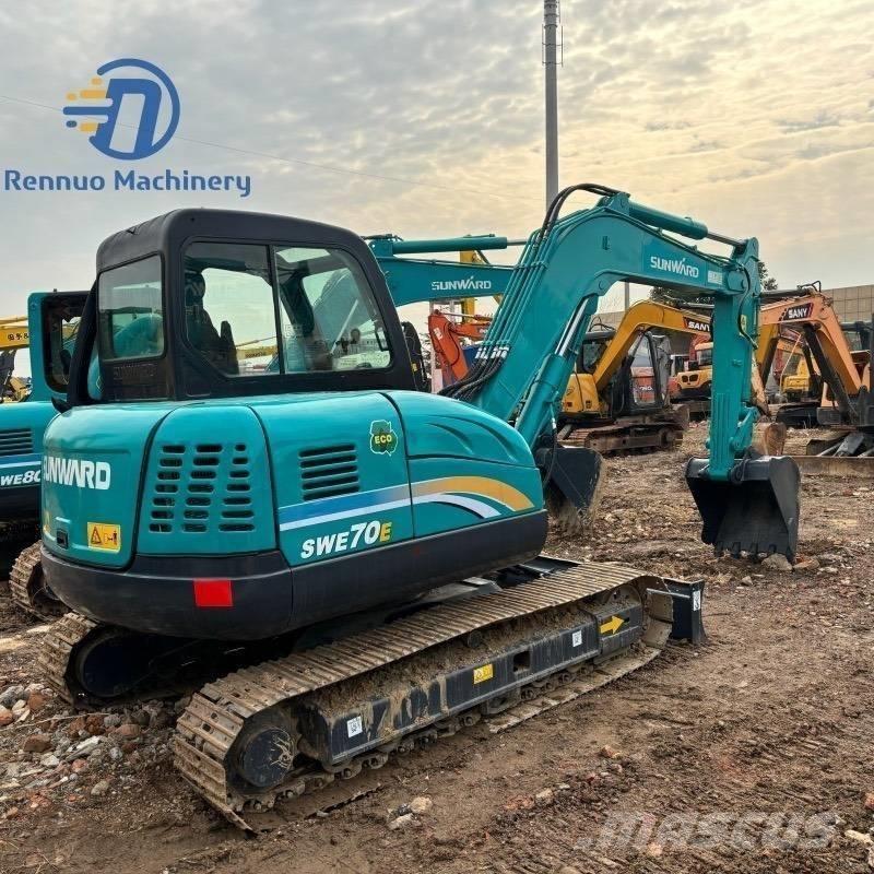 Sunward SWE70 Mini ekskavatörler, 7 tona dek