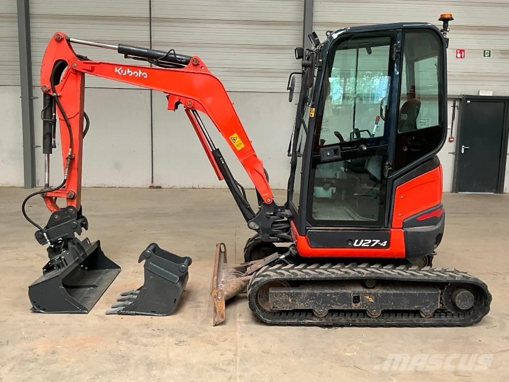 Kubota U 27-4 Mini ekskavatörler, 7 tona dek
