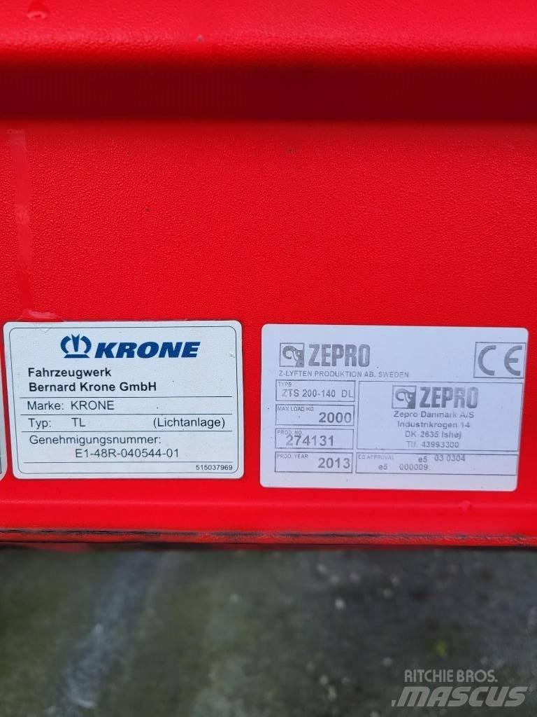 Krone SDP 27 Perdeli yari çekiciler