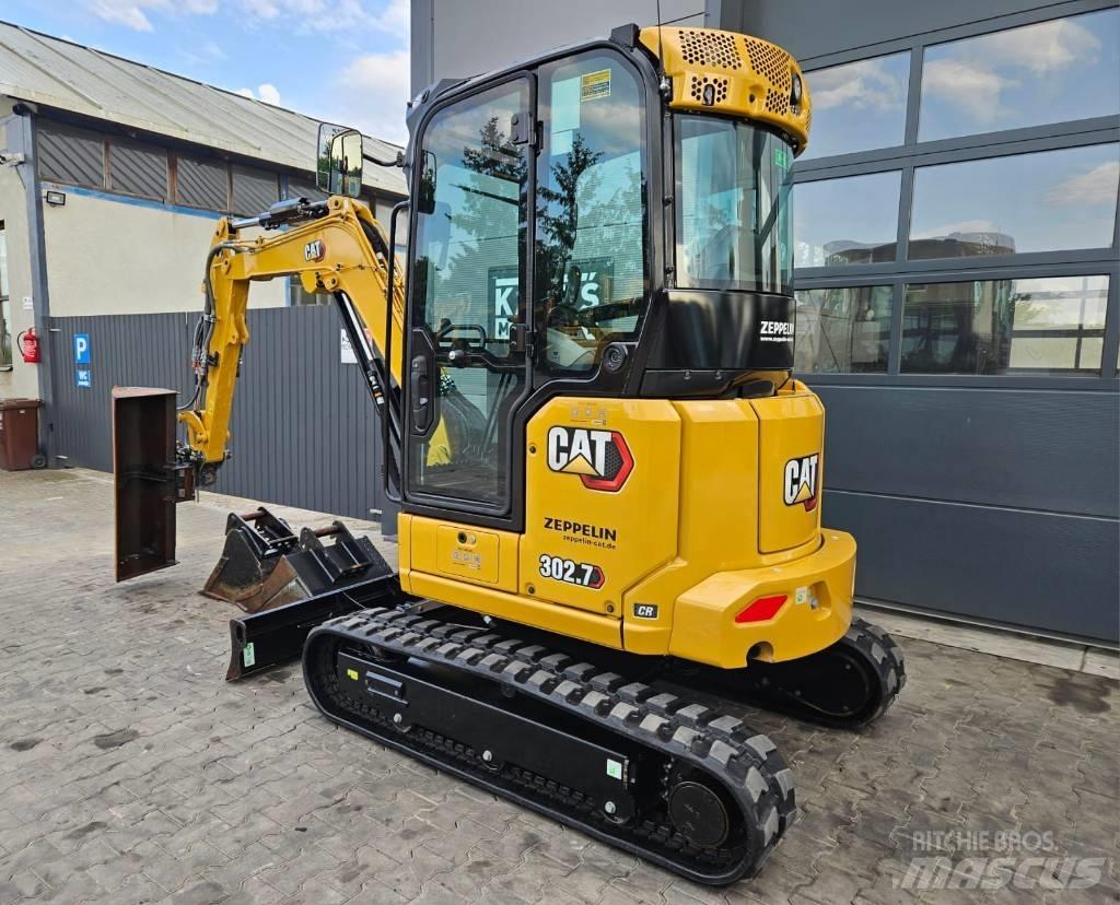 CAT 302.7 CR Mini ekskavatörler, 7 tona dek
