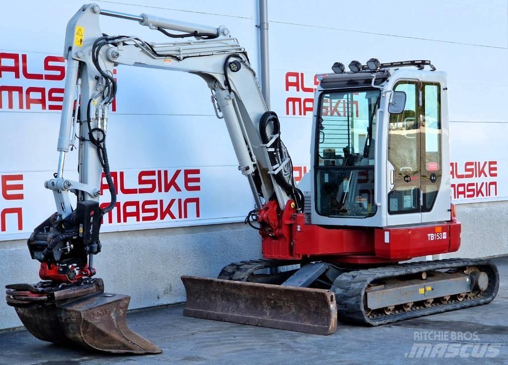 Takeuchi TB 153 FR Mini ekskavatörler, 7 tona dek