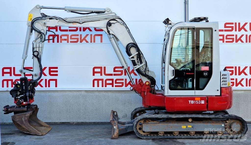Takeuchi TB 153 FR Mini ekskavatörler, 7 tona dek