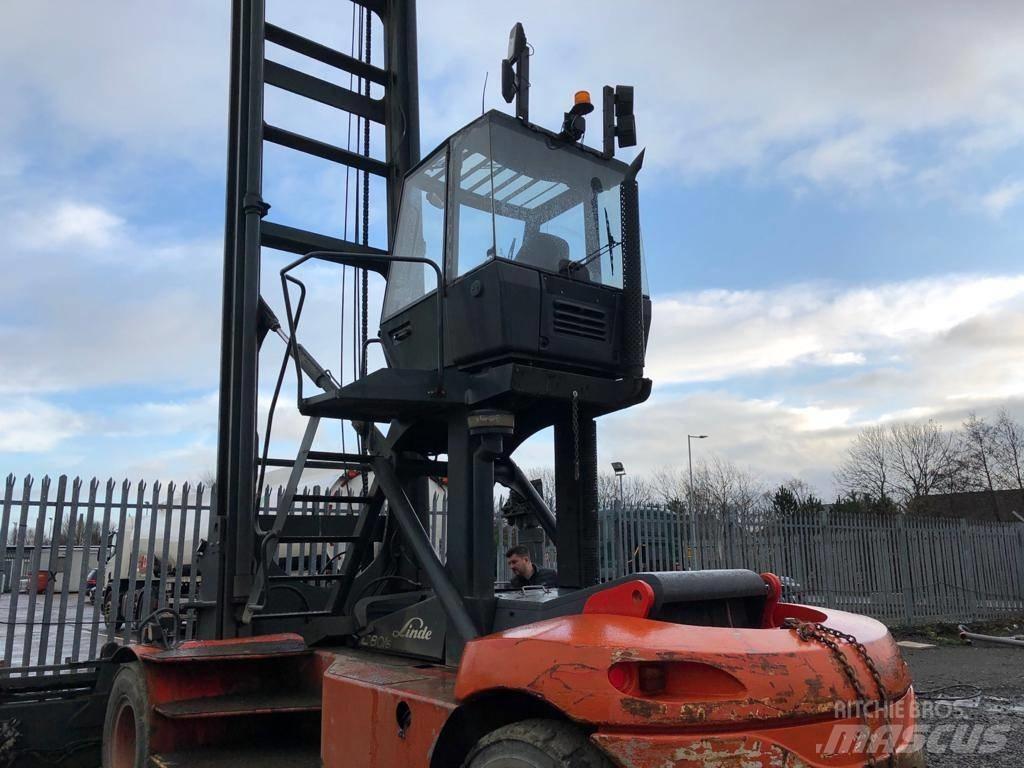 Linde C80/6 Reach stacker - konteyner forkliftleri