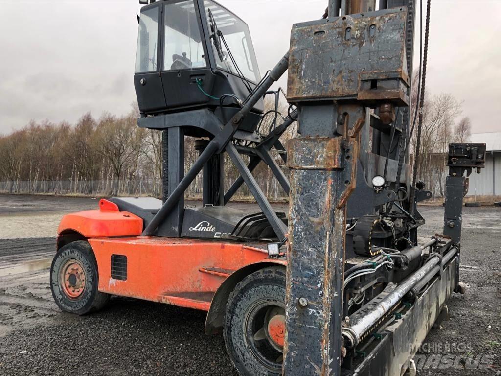 Linde C80/6 Reach stacker - konteyner forkliftleri