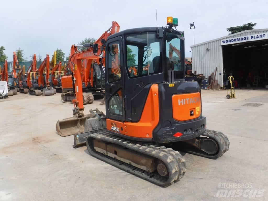 Hitachi ZX 48 U-6 Mini ekskavatörler, 7 tona dek