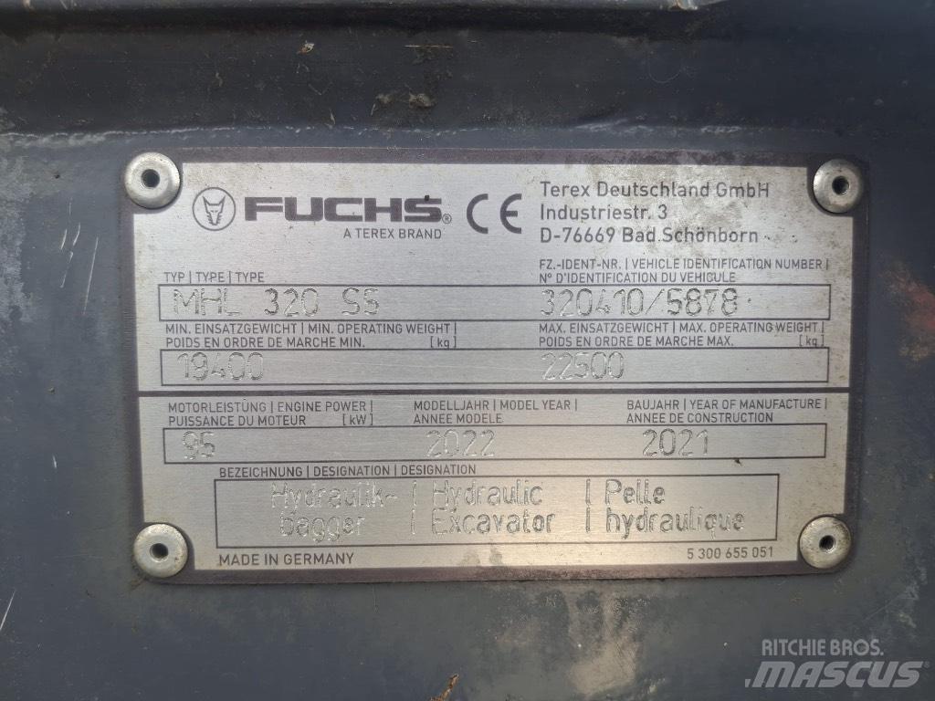 Terex Fuchs MHL320F Digerleri