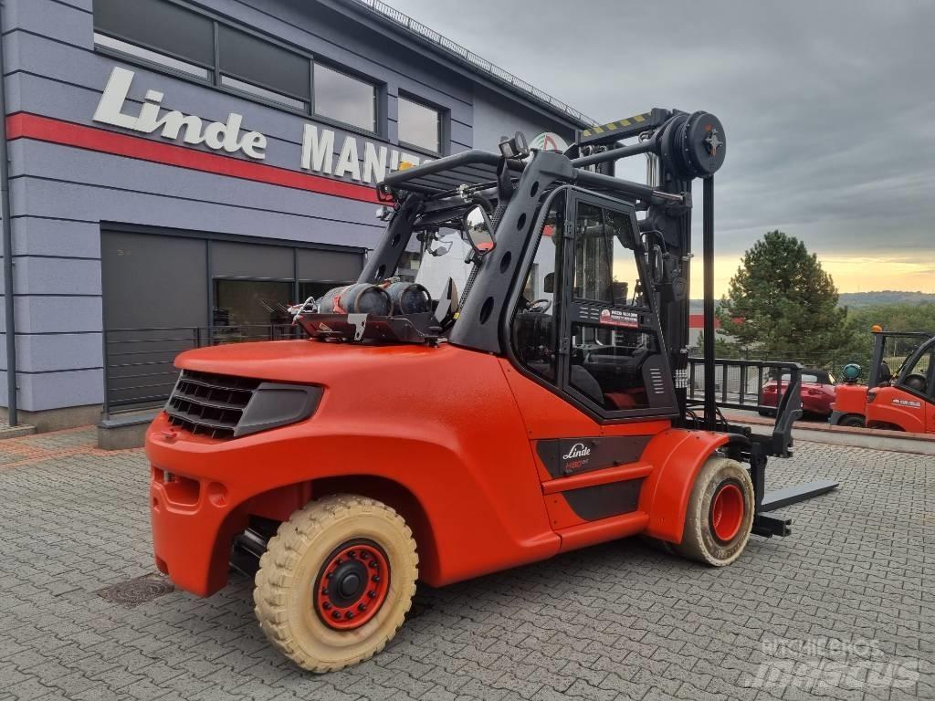 Linde H80T-03/1100 LPG'li forkliftler