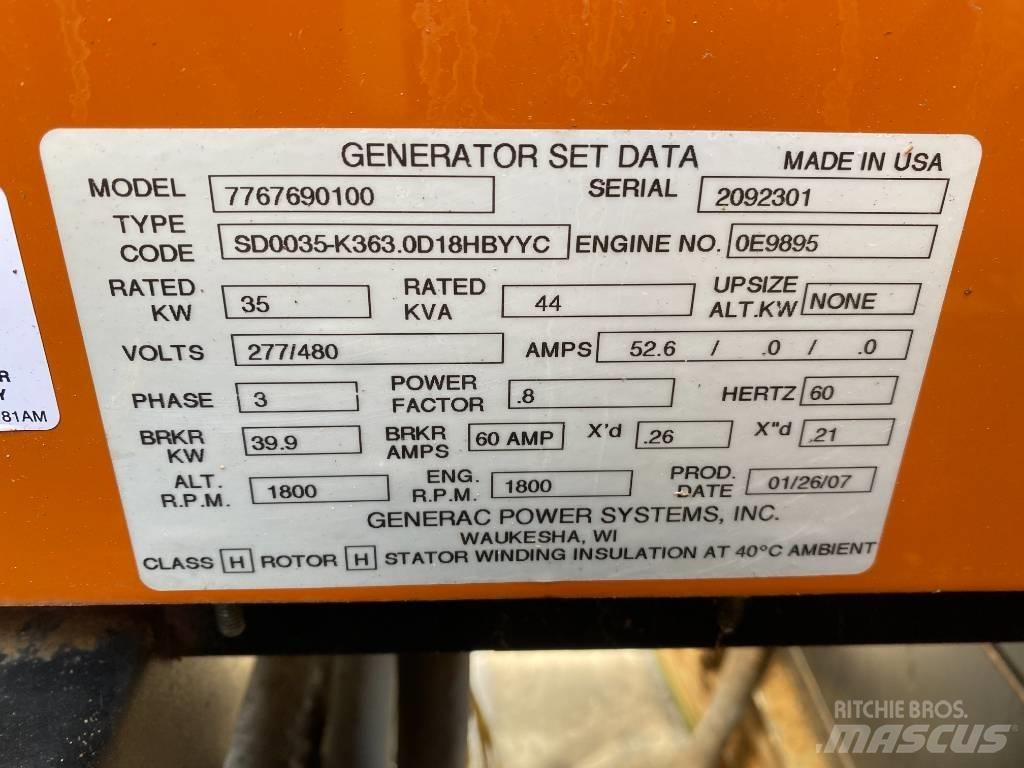Generac 35 KW Dizel Jeneratörler