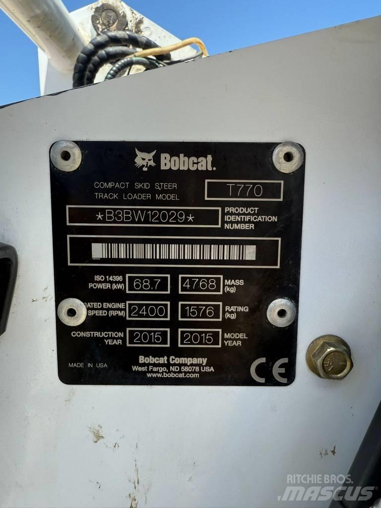 Bobcat T 770 Paletli yükleyiciler