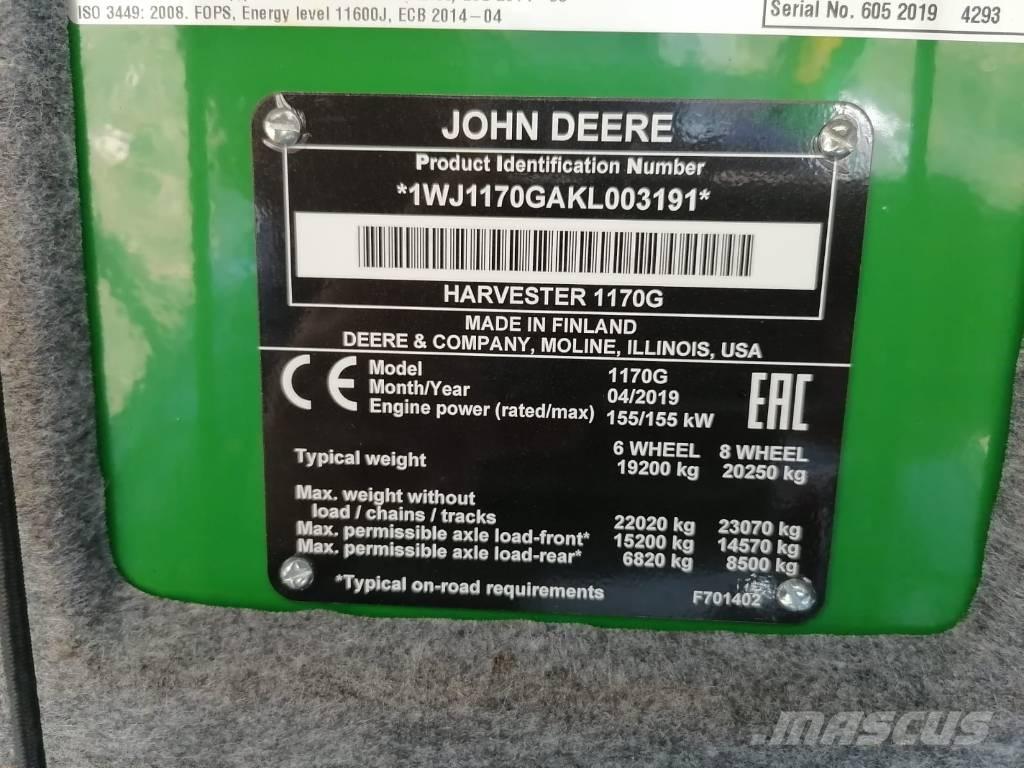 John Deere 1170G Biçerdöverler