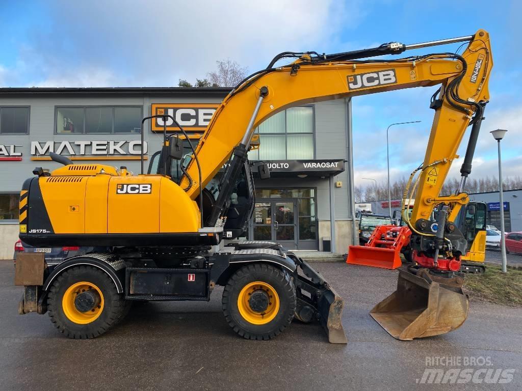 JCB JS 175 W T4i Lastik tekerli ekskavatörler